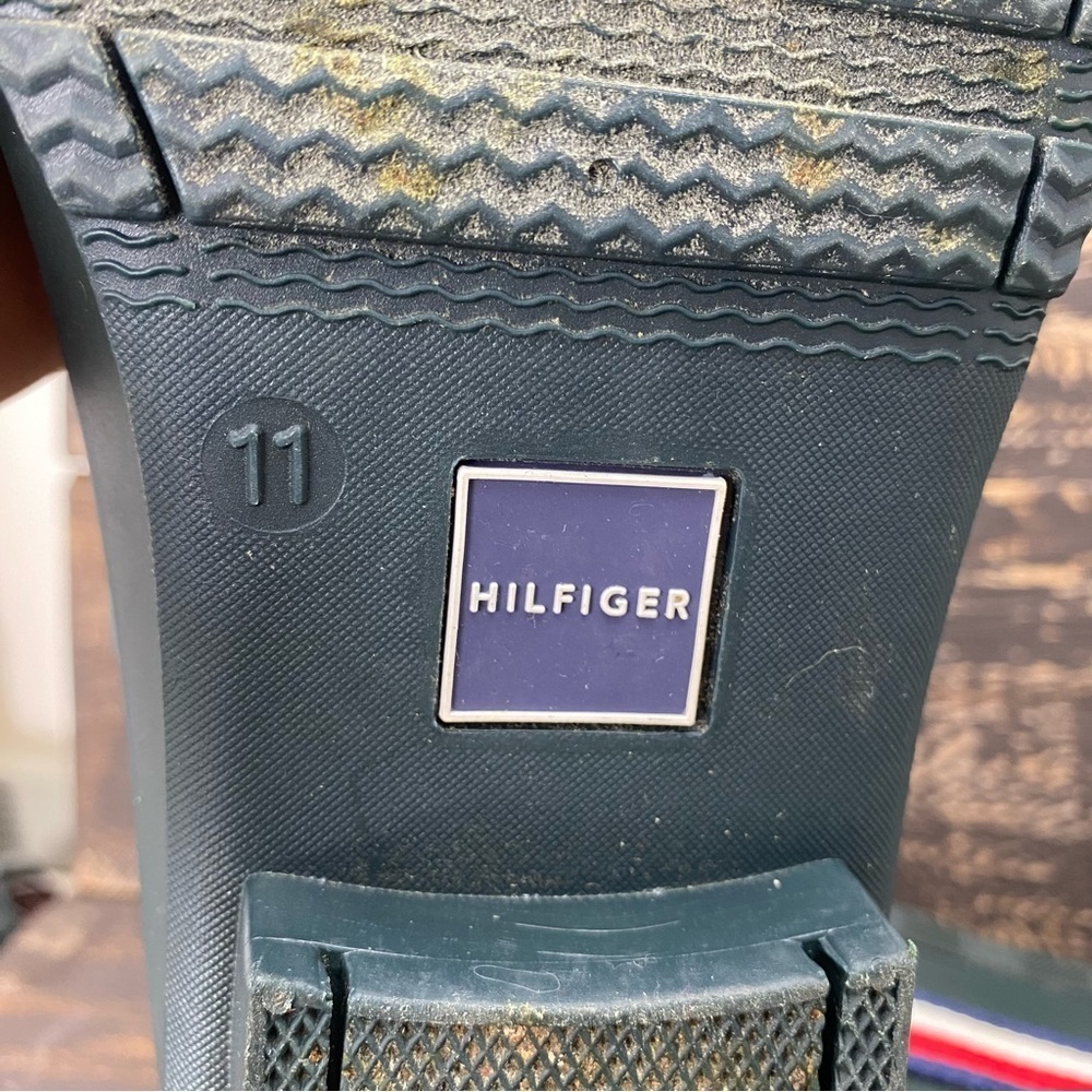 Tommy Hilfiger Trineti Green Rainbow Women's Size 11 - Picture 11 of 12